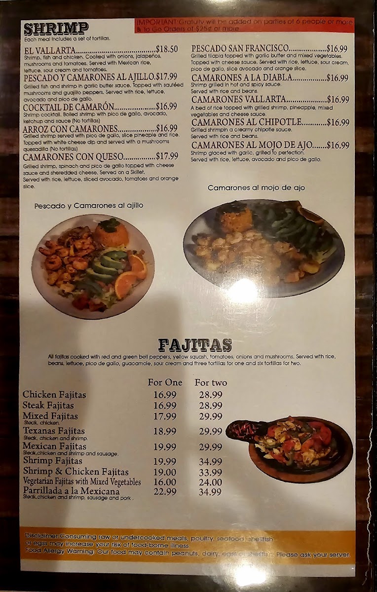 Menu El Mezcal Mexican Restaurant - Bartlett-7